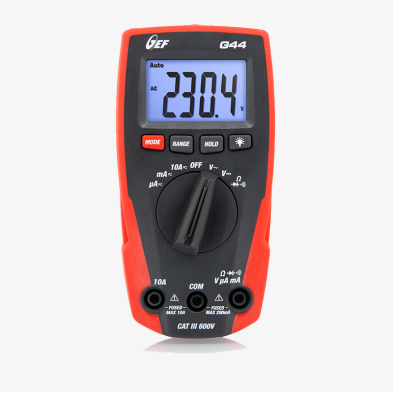 Comprar Multímetro digital escalas manuales CATIII 600V G44
