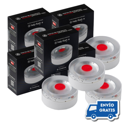 5 Balizas de Emergencia Homologada DGT Help Flash IoT+ Conectada