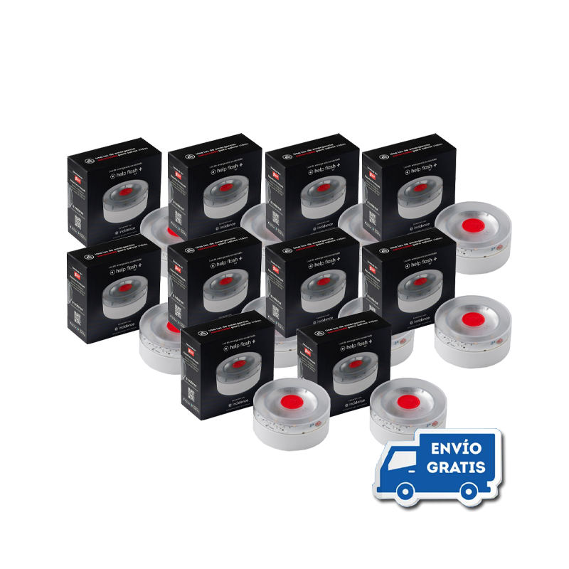 10 Balizas de Emergencia Homologada DGT Help Flash IoT+ Conectada
