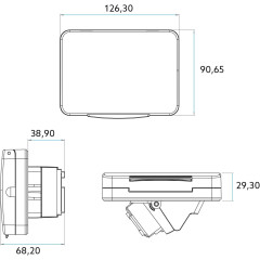 Enchufe exterior estanco IP66 con Schuko bivalente – 4box Wide