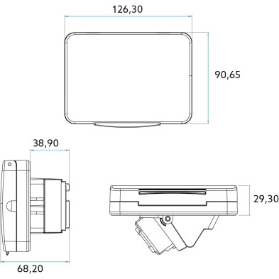 Enchufe exterior estanco IP66 con Schuko bivalente – 4box Wide