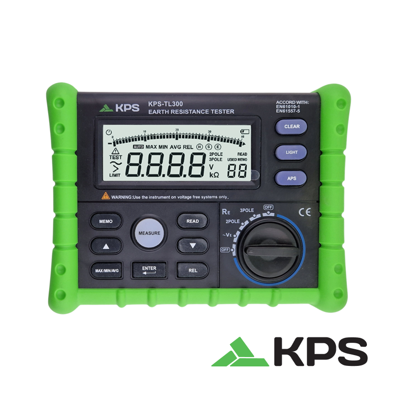 Telurómetro KPS TL300 Resistencia a Tierra