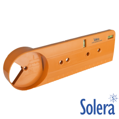 Plantilla para marcar los agujeros de las cajas de mecanismos blue en el tabique hueco