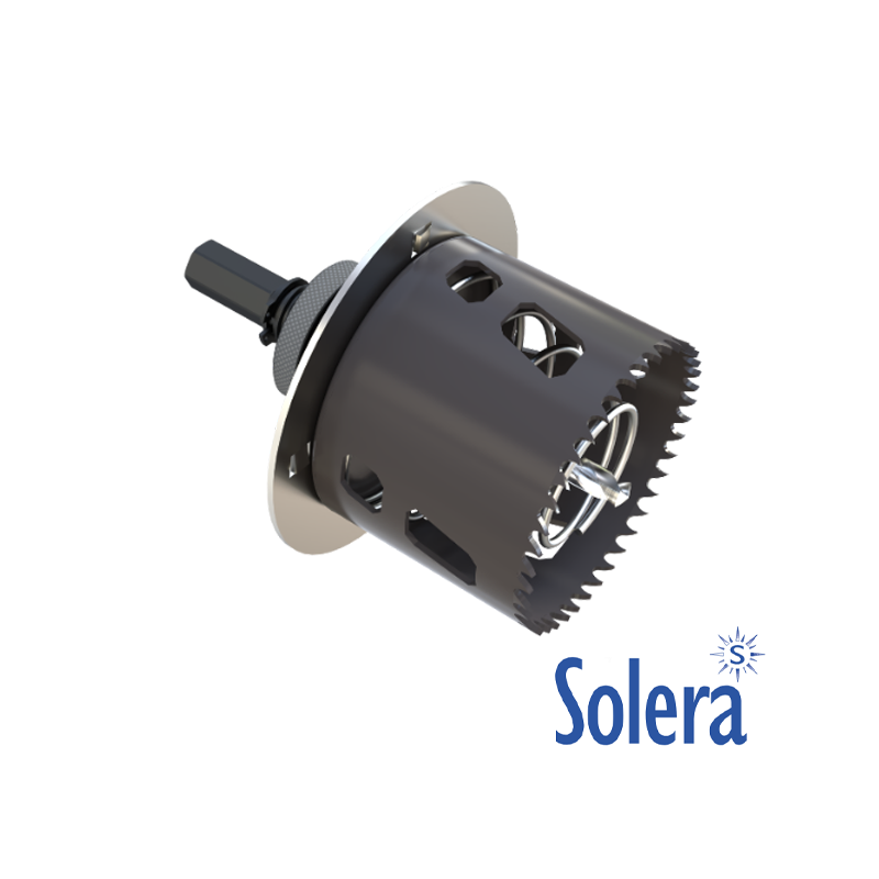 Corona Ø68 con avellanado para tabique hueco y pladur