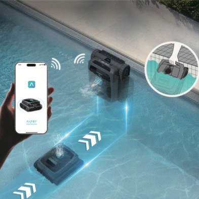 AIPER Scuba V3 robot limpiafondos de piscina con IA