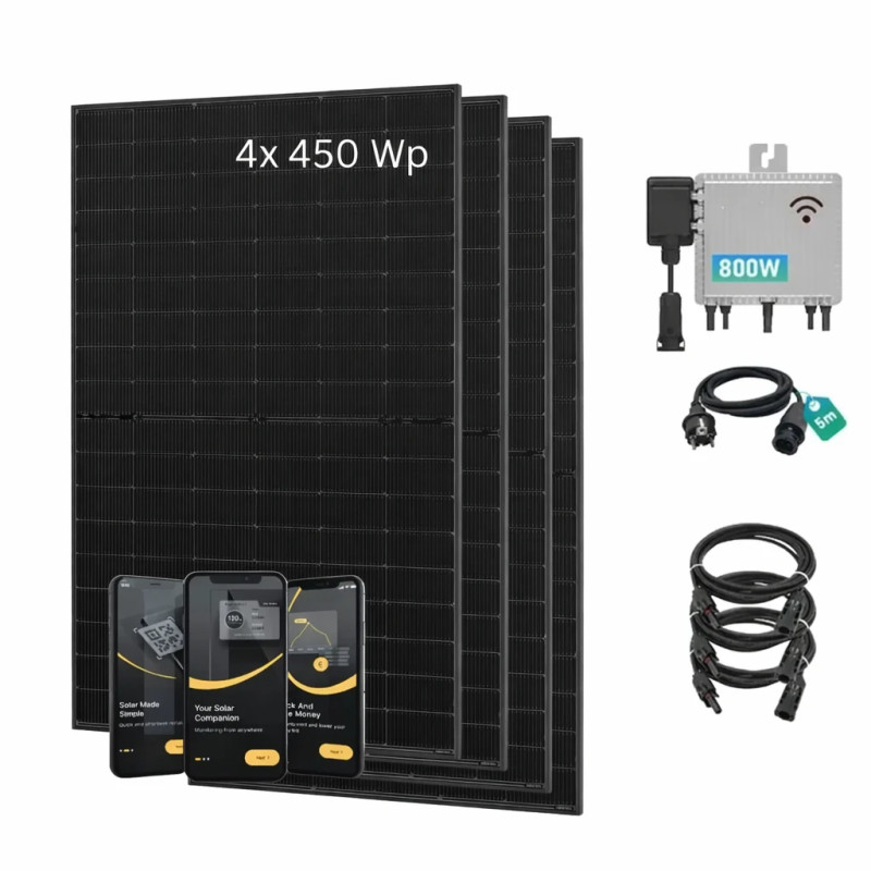 Kit solar enchufable SunEnergyXT Upgrade Set 1800W