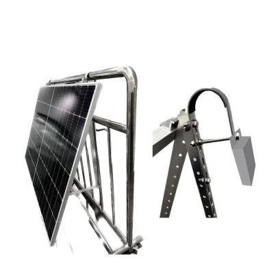 Soporte 3 en 1 SunEnergyXT plateado para panel solar