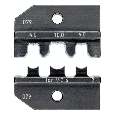 Mordazas intercambiables KNIPEX 97 49 71 para conectores solares MC4