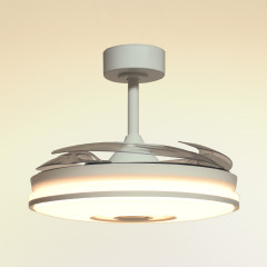 Ventilador de techo DC COLORS blanco con luz LED 72W