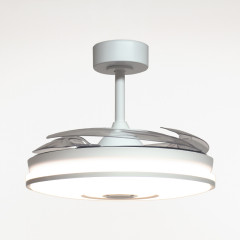 Ventilador de techo DC COLORS blanco con luz LED 72W