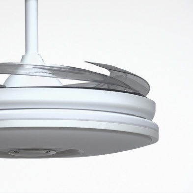 Ventilador de techo DC COLORS blanco con luz LED 72W