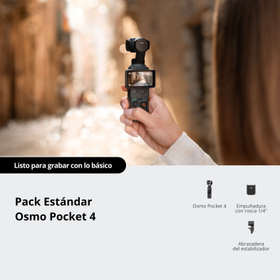 Comprar DJI Osmo Pocket 4 | Cámara 4K con gimbal