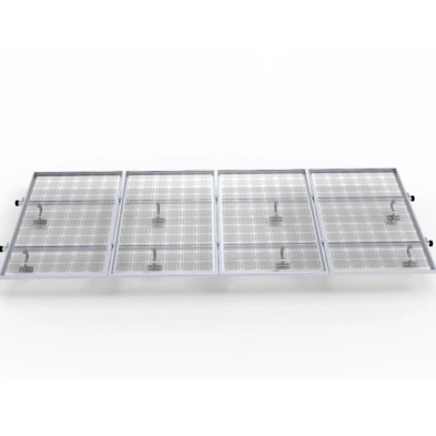 Kit de montaje para paneles solares en tejado de tejas | 4 módulos