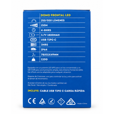 Linterna LED DomoFront PRO