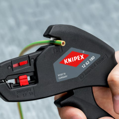 Pelacables KNIPEX ComStrip | 12 62 180 con tope regulable