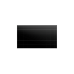 Panel solar LONGi 535 Wp Hi-MO X10 LR7-60HVH-535M con 120 células y marco negro - vista frontal