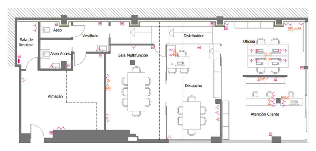 Plano de la nueva Domo Oficina