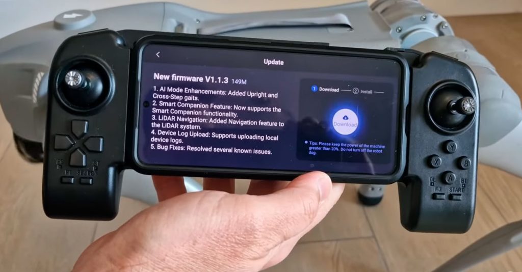 cómo actualizar Go2 unitree 