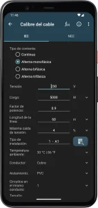 Cómo calcular secciones de conductores en instalaciones eléctricas