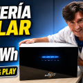 Batería solar SunEnergyXT 500 de 5 kWh con tecnología LiFePO4, inversor integrado y presentación técnica de Domo Electra.