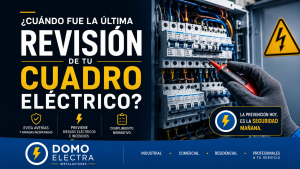 Revisión de un cuadro eléctrico de vivienda por un instalador profesional