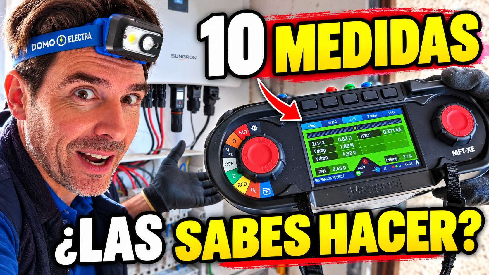 Las 10 medidas eléctricas que todo electricista debe conocer | Megger MFT-XE